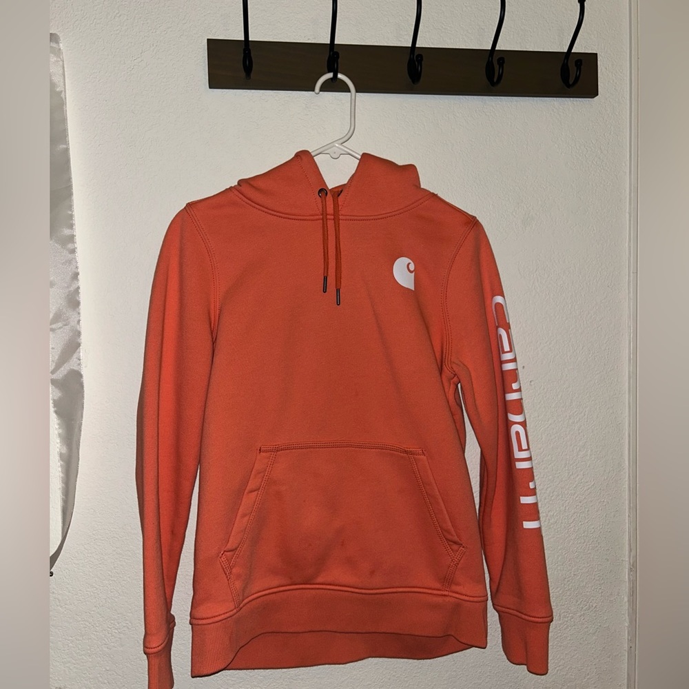 Salmon Carhartt Hoodie Sweatshirt